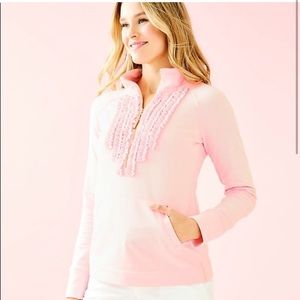 Lilly Pulitzer M heathered melon fig Joyce Popover UFP 50+